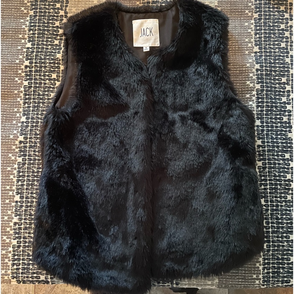 Jack Faux Fur Vest Size Small
